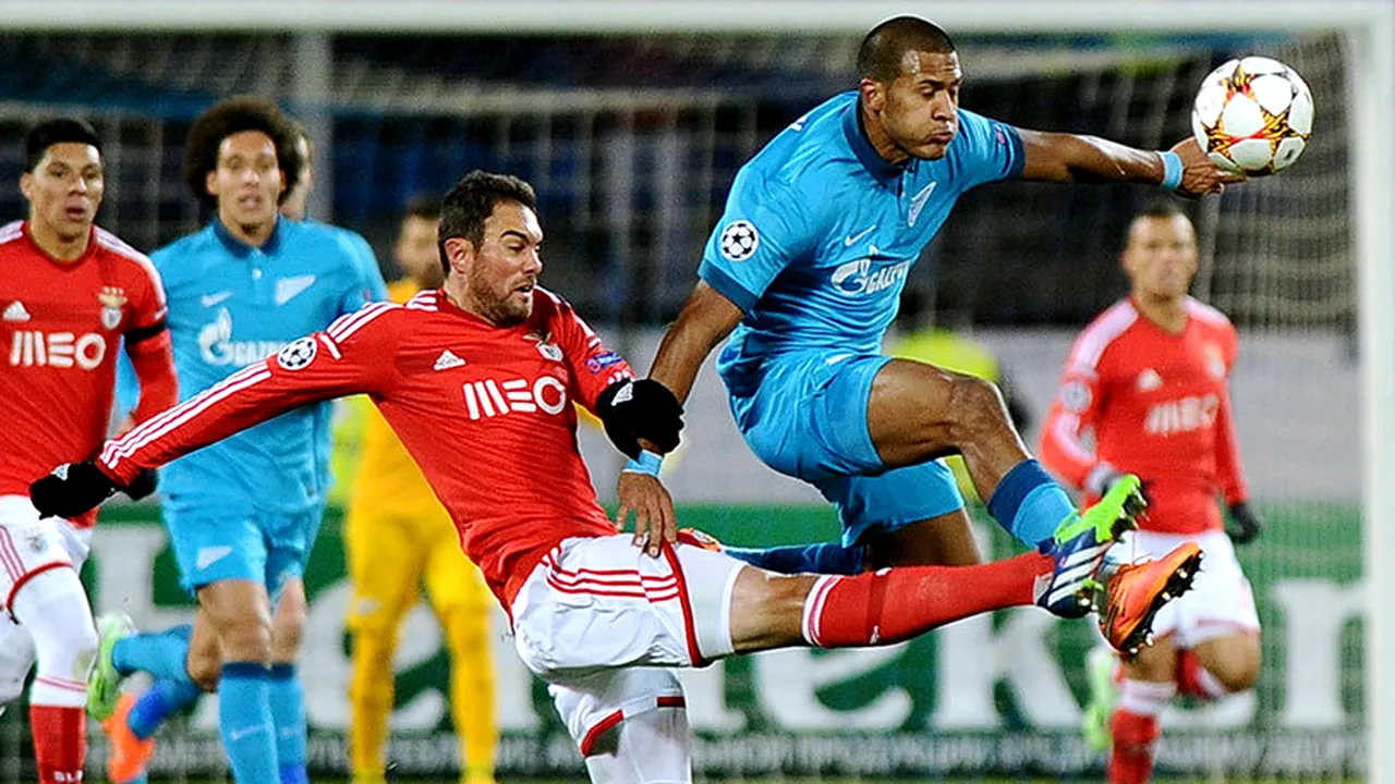 Benfica, eliminată din Champions League. E pentru prima dată în ultimii cinci ani când un cap de serie iese din competiție din faza grupelor