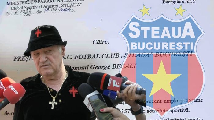 Documente care răstoarnă situația în războiul FCSB - CSA! În 2004, comandantul Stelei refuza să îi dea marca lui Gigi Becali: „Nu ne permit acest lucru!”