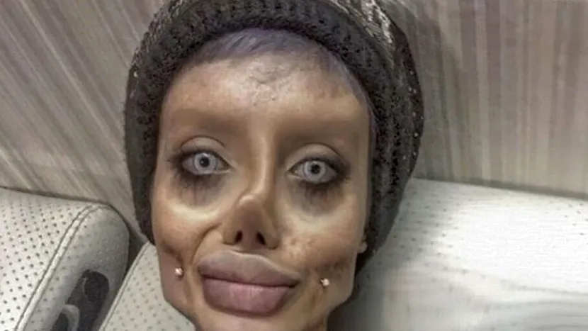 Sosia zombie a Angelinei Jolie își dezvăluie chipul. Ceea ce ați văzut pe Instagram au fost efectele ...