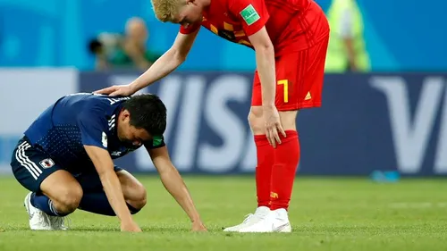 EXCLUSIV | Greșeala fatală făcută de japonezi în meciul cu Belgia. Niponii au plâns la capătul dramei trăite la Rostov, când Chadli le-a spulberat visul unui sfert cu Brazilia 