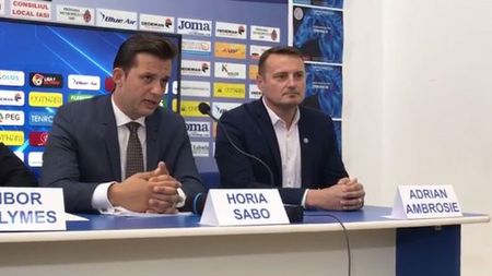 Iașiul intră în era Sabo! Multe promisiuni, dar nimic concret deocamdată, nicio sumă vehiculată. Care va fi obiectivul pentru viitorul sezon, dar și ținta pentru următorii cinci ani