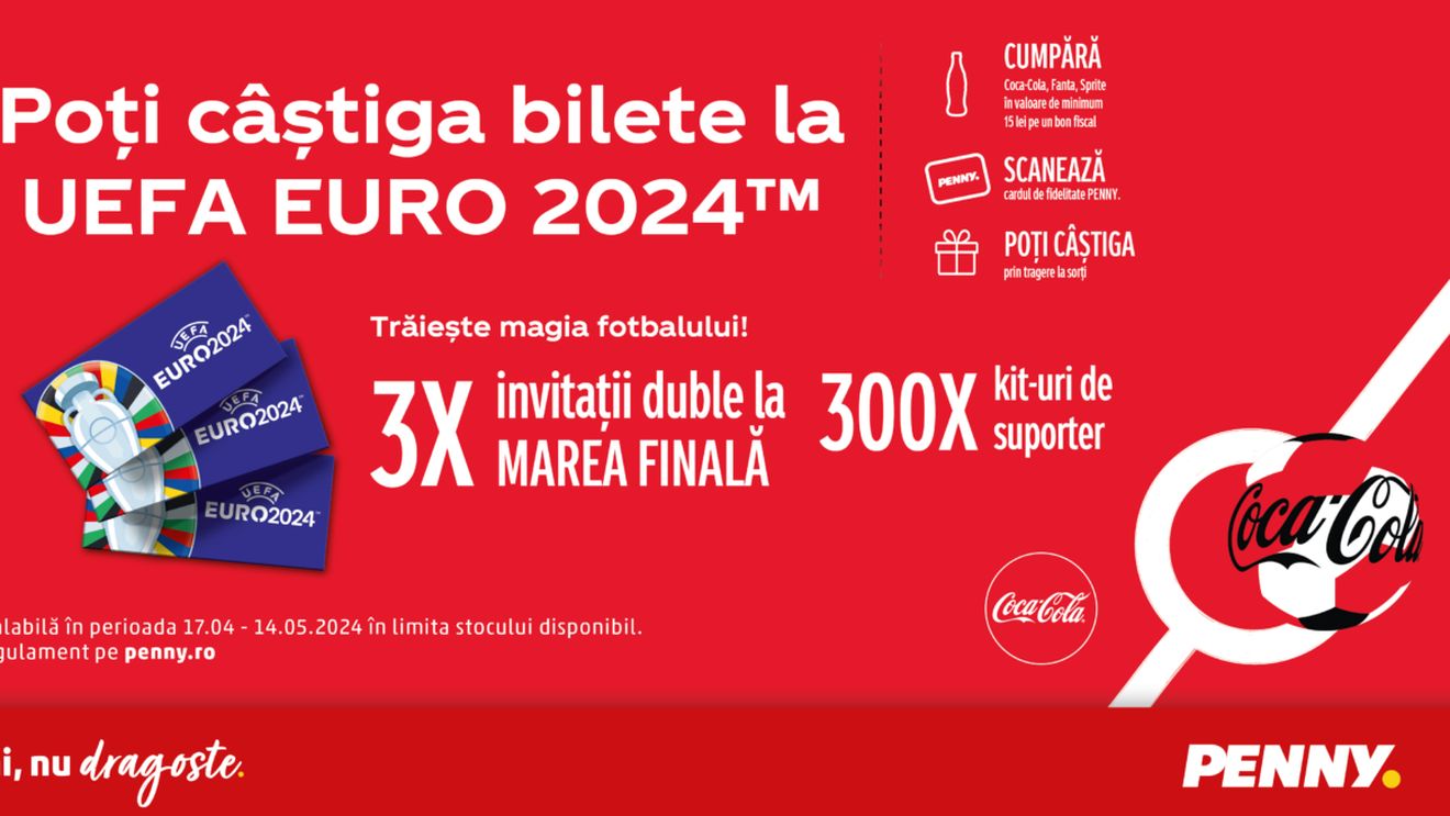 (P) Cum poți ajunge să câștigi bilete la Euro 2024!