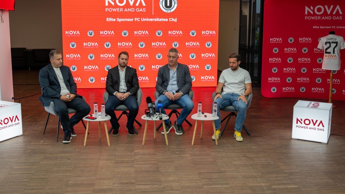 ADVERTORIAL. Nova Power & Gas, Elite Sponsor la Universitatea Cluj! „A susține „U” înseamnă a susține orașul”