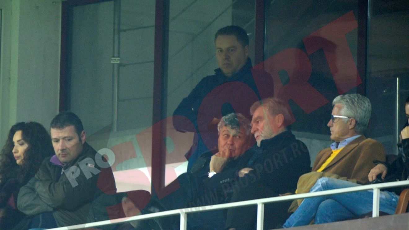 Mircea Lucescu: "Se pare că Dinu Gheorghe va veni la Rapid" Cei doi au fost prezenți pe stadion la meciul cu Ceahlăul