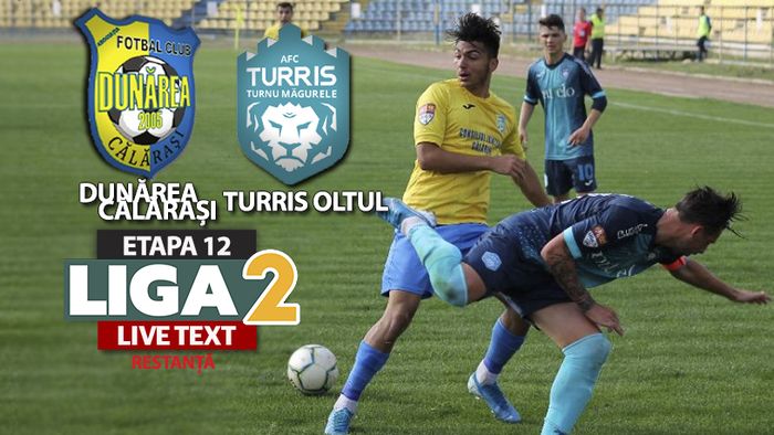 Dunărea Călărași și Turris Oltul și-au luat câte un punct din meciul restant din etapa a 12-a a Ligii 2. Valentin Alexandru a egalat pe final