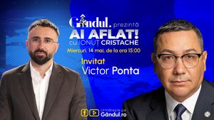 „Ai Aflat! cu Ionuț Cristache” începe miercuri, 14 mai, de la ora 15.00, live pe Gândul. Invitat: Victor Ponta