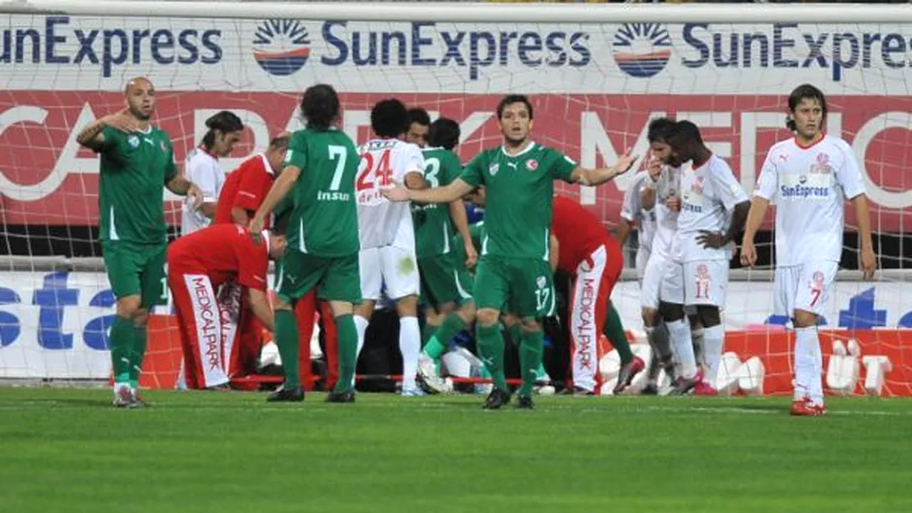 Giani Kiriță, eliminat la meciul cu Antalyaspor