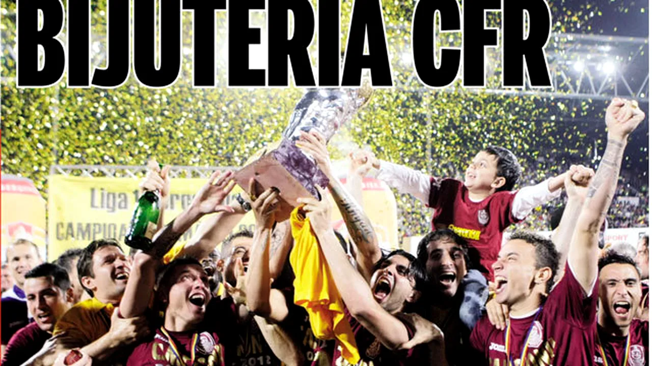 CFR e CAMPIOANĂ‚ pentru a treia oară în cinci ani!** FOTO ProSport a acordat inelele de campioni jucătorilor de la CFR!