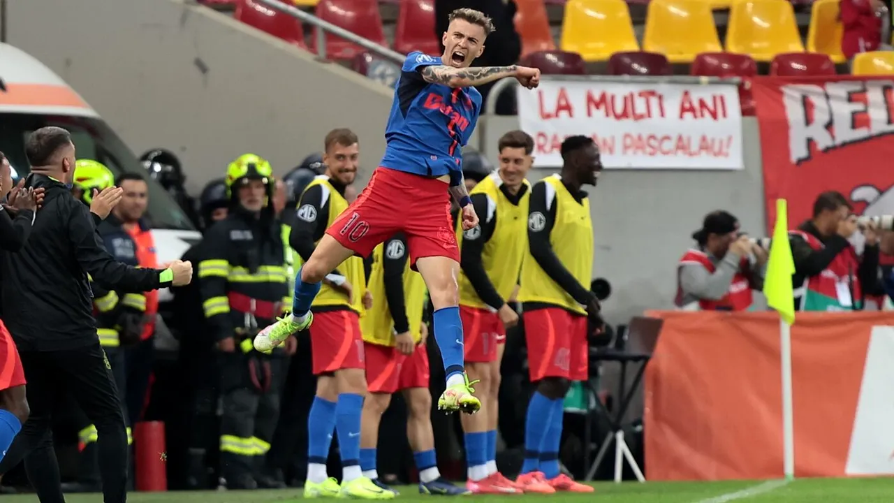 🚨 FCSB – Dinamo București 3-0, Live Video Online în etapa 7 din play-off-ul Superligii. Campioana României conduce la pauză