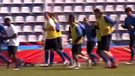 VIDEO **Steliștii au pregătit la Vâlcea meciul cu Alba Iulia