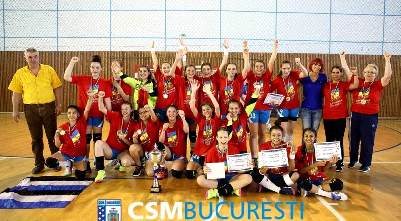 CSM București, gruparea numărul 1 în sectorul juvenil: 5 titluri din 8 posibile. Clubul din capitală a cucerit 80% din titlurile puse în joc în handbalul feminin. Localitatea surpriză cu medalie în 2017 are sub 1.000 de locuitori 