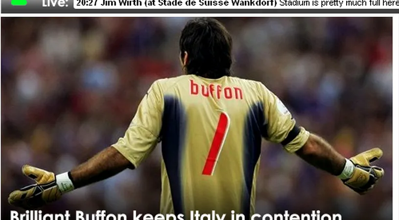 Buffon, eroul Italiei