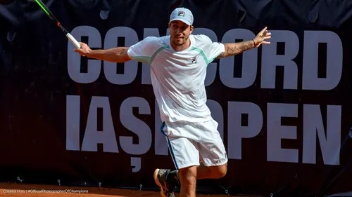 Mari surprize la Concord Iași Open! Doi dintre favoriți, eliminați în sferturi. Perechea Marius Copil/Victor Vlad Cornea, semifinalistă la dublu