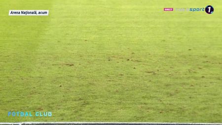 Ce e asta? FOTO | Gazonul de pe Arena Națională arată groaznic! Spaniolii au rămas fără reacție