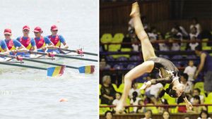Gimnasta cu aur la 8+1