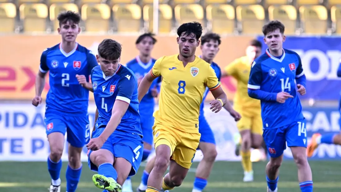 Eșec înregistrat de România U18 în al doilea amical cu Slovacia U18. Robert Petculescu, de la CS Afumați, a marcat pentru tricolori