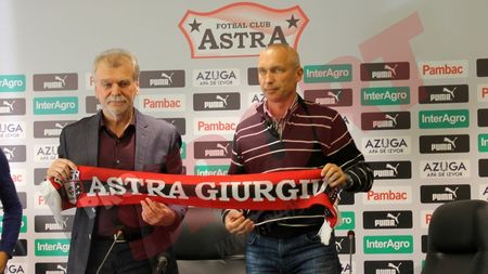 FOTO | Protasov, prezentat oficial la Astra: "Nivelul la Giurgiu e foarte sus. În câteva ore ne-am înțeles". Ce spune tehnicianul despre obiectiv și despre cazul "Mățel"