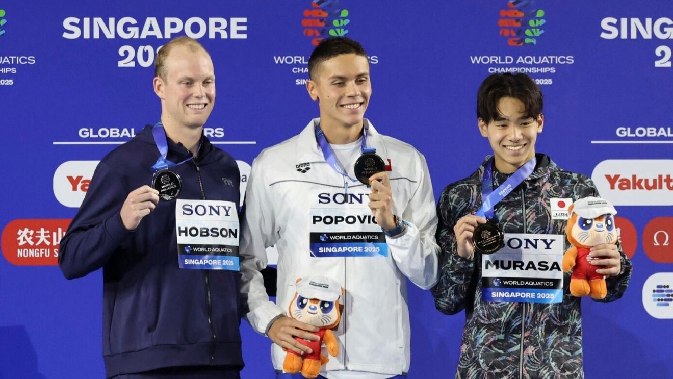 Să vină banii la băiat! Câți dolari primește David Popovici pentru aurul de la 200 de metri liber din Singapore
