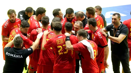 Partida de handbal masculin Macedonia de Nord - România nu se transmite la tv! Doar returul de sâmbătă va fi în direct