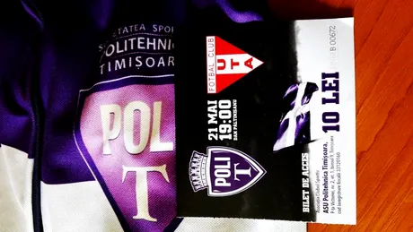 Mobilizare generală în vestul țării! Derby-ul Poli - UTA din Liga 2 ar putea da o lecție întregii Ligii 1.** S-au pus în vânzare bilete în 20 de locații din Timișoara și județul Timiș