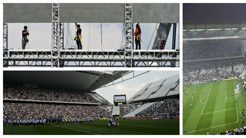 Situație critică pe arena care trebuie să găzduiască primul meci la Mondial: Stadionul „Sao Paulo” nu e gata și e probabil să nu fie terminat până pe 12 iunie, la ora partidei Brazilia-Croația