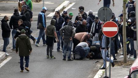 Un suporter al echipei AS Roma a fost reținut pentru tentativă de omor