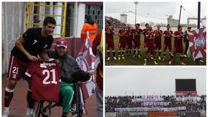 Rapid trăiește. VIDEO: Gol de generic reușit de Daniel Niculae în victoria cu FC Voluntari, scor 2-0, în fața a 5.000 de fani. FOTO