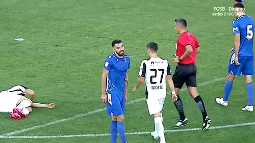 Constantin Budescu, la un pas de o accidentare groaznică! Panică la Giurgiu, la meciul cu Voluntari! Arbitrul nici măcar nu a oprit jocul | FOTO