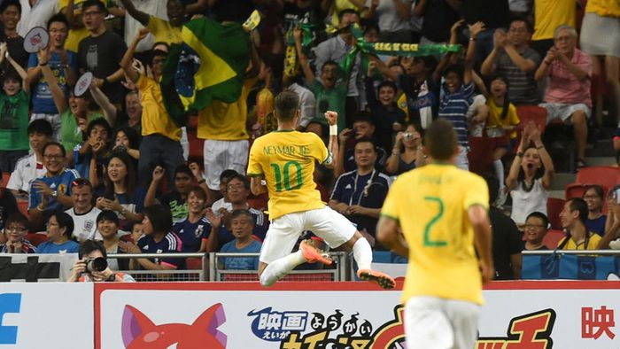 A dat patru goluri, dar Neymar nu a scăpat de criticile selecționerului: "Încă se poartă pe teren de parcă se joacă cu prietenii"