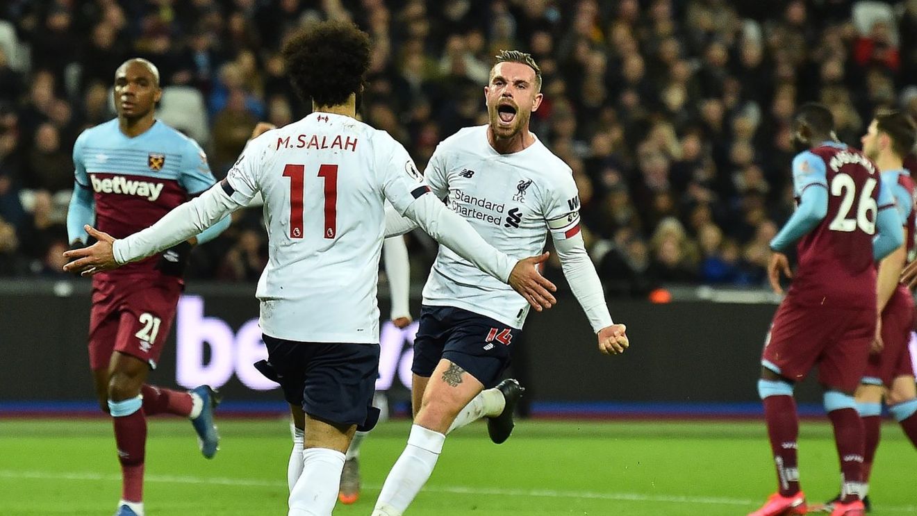 Salah și Liverpool, de neoprit în Premier League! Egipteanul a marcat și cu West Ham și e pe urmele lui Suarez și Gerrard. Klopp a mai reușit o performanță unică