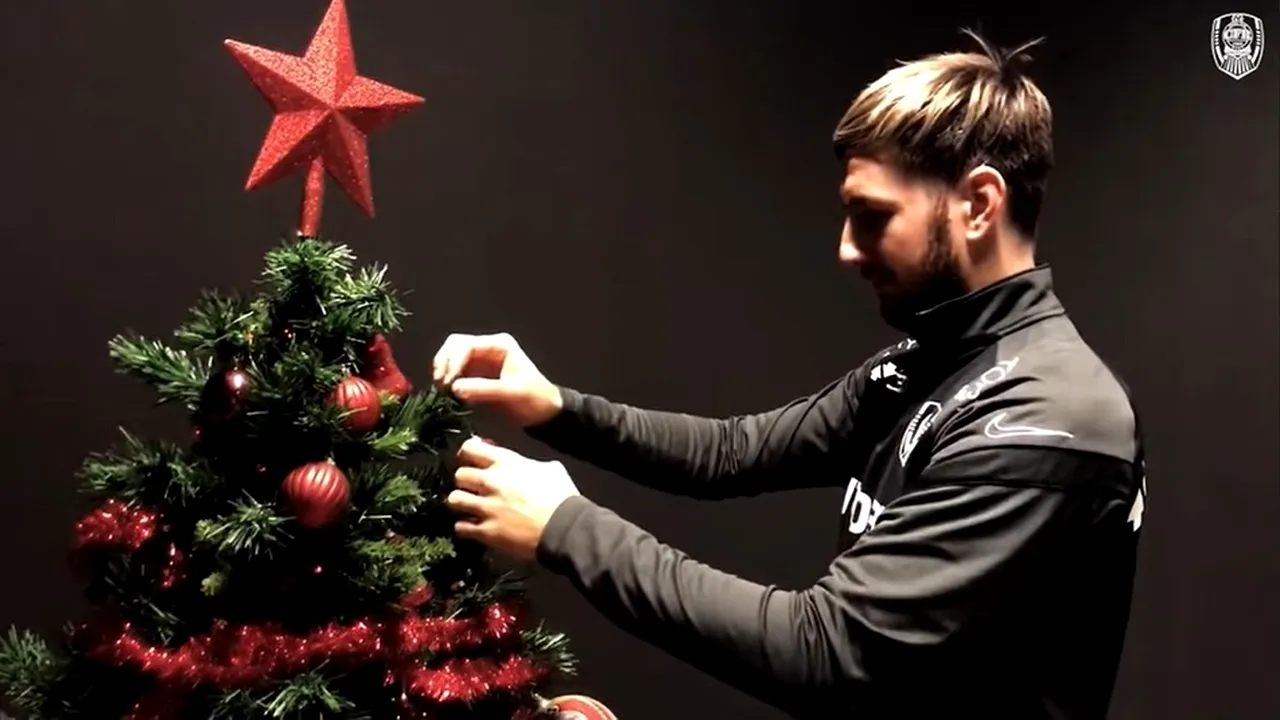 Jucătorii CFR-ului se pregătesc de Crăciun! Imagini inedite cu jucătorii campioanei României | VIDEO