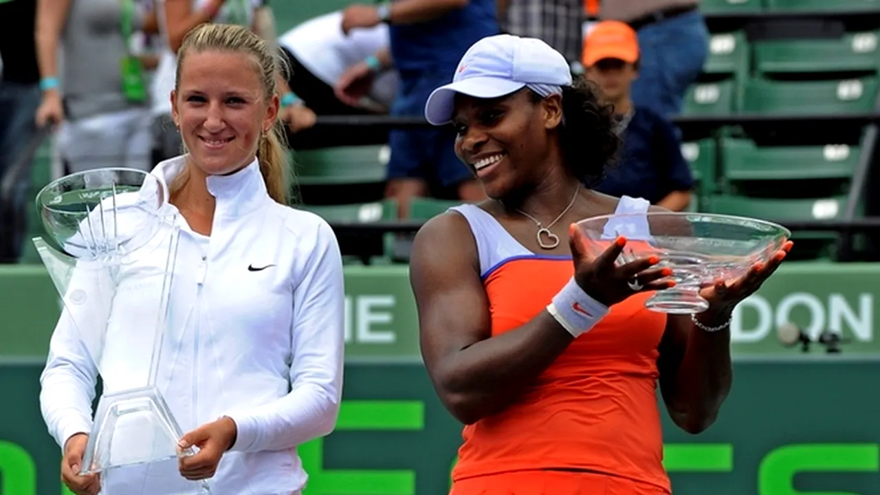 Victoria Azarenka-Serena Williams, LIVE la Sport.ro**, de la ora 17:00!