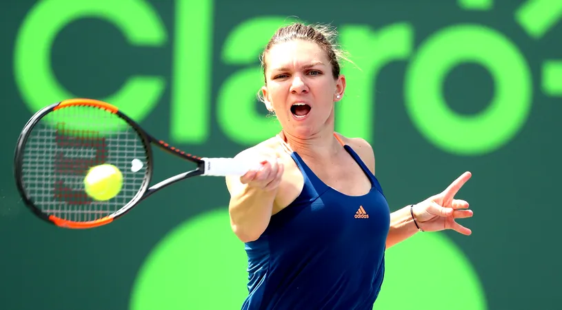 Simona trece un test dificil și se califică în turul trei la Miami! Halep a învins-o pe talentata Osaka, scor 6-4, 2-6, 6-3