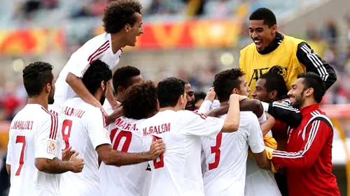 Naționala Emiratelor Arabe Unite s-a calificat în semifinalele Cupei Asiei
