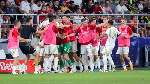 FCSB – Sparta Praga 2-3, în turul trei preliminar UEFA Champions League. Echipa lui Gigi Becali va juca în Europa League cu LASK Linz