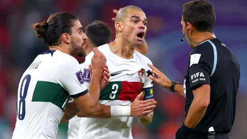 Portughezii dau vina pe arbitraj după eliminarea de la Cupa Mondială: „Este inacceptabil să fim arbitrați de un argentinian!”