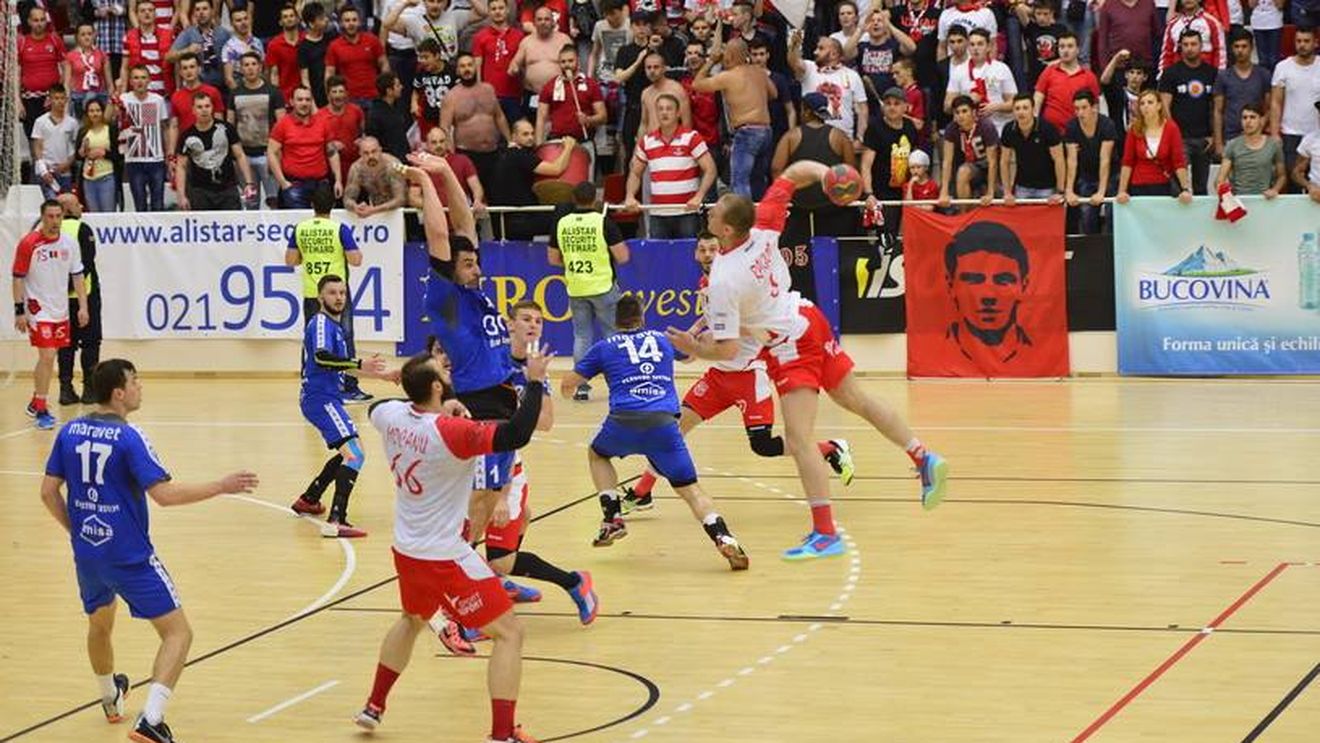 Allez cu Pierre-Yves Ragot! Dinamo are 1-0 cu Minaur în seria semifinală, după un joc în care handbalistul francez a dat recital