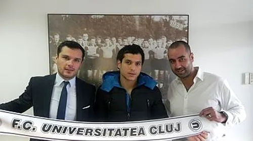 Karim Boutadjine a semnat cu „U” Cluj