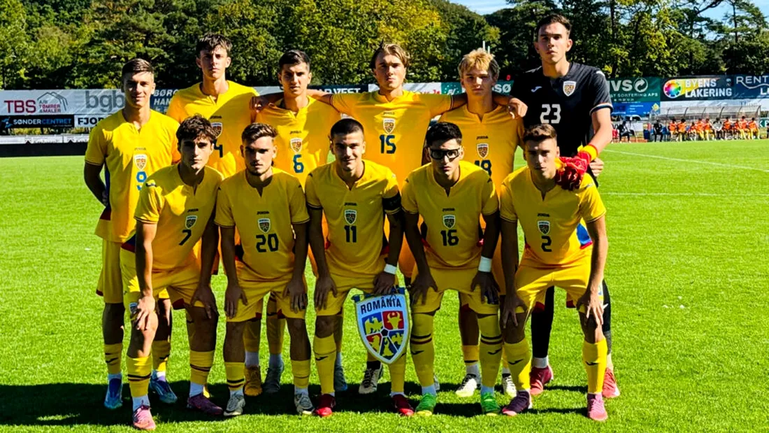 România U19 a remizat și contra Suediei, în al doilea amical din Danemarca! Patru dintre cei șapte convocați din Liga 2 au fost pe teren