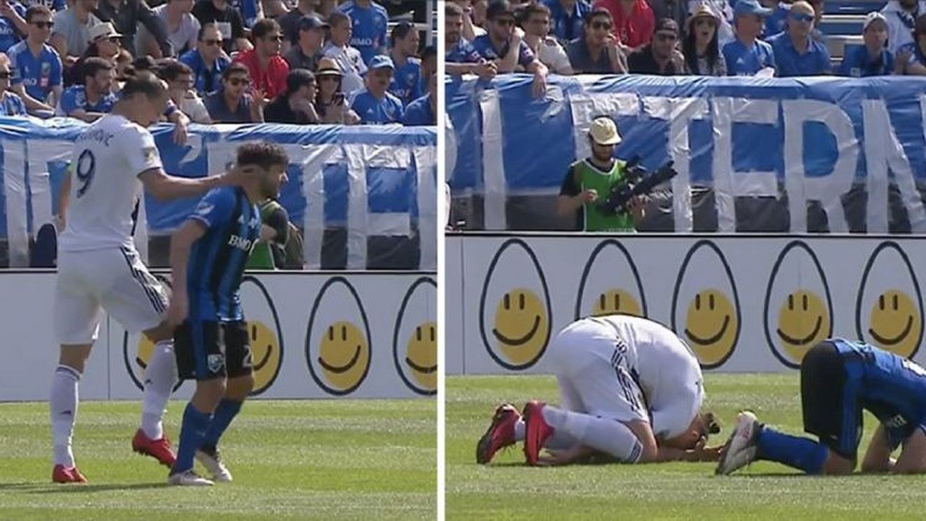 VIDEO | Tipic Zlatan Ibrahimovic! Și-a pălmuit un adversar și a fost eliminat