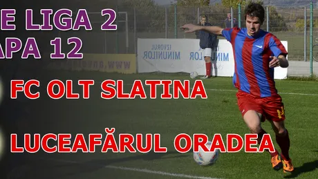 FC Olt - Luceafărul Oradea 0-0** S-au anihilat reciproc