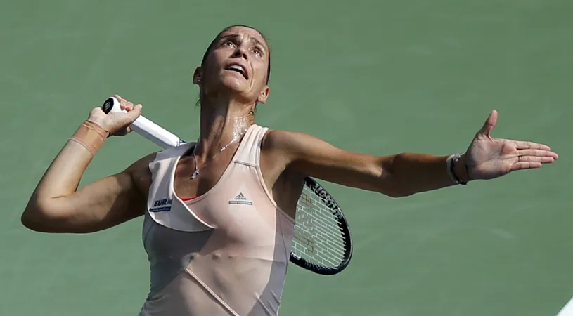 Pennetta tremură înaintea confruntării cu Simona: 