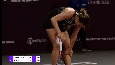 Gabriela Ruse, răpusă de Tamara Korpatsch și de problemele fizice în finala Transylvania Open! Ce premiu încasează românca după turneul de la Cluj-Napoca