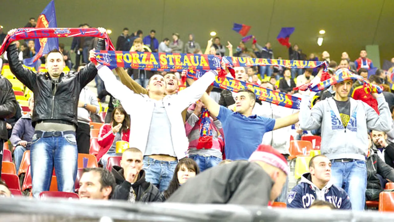 Steliștii vor invada Parken Stadium!** Câți fani și-au anunțat prezența la partida Copenhaga - Steaua