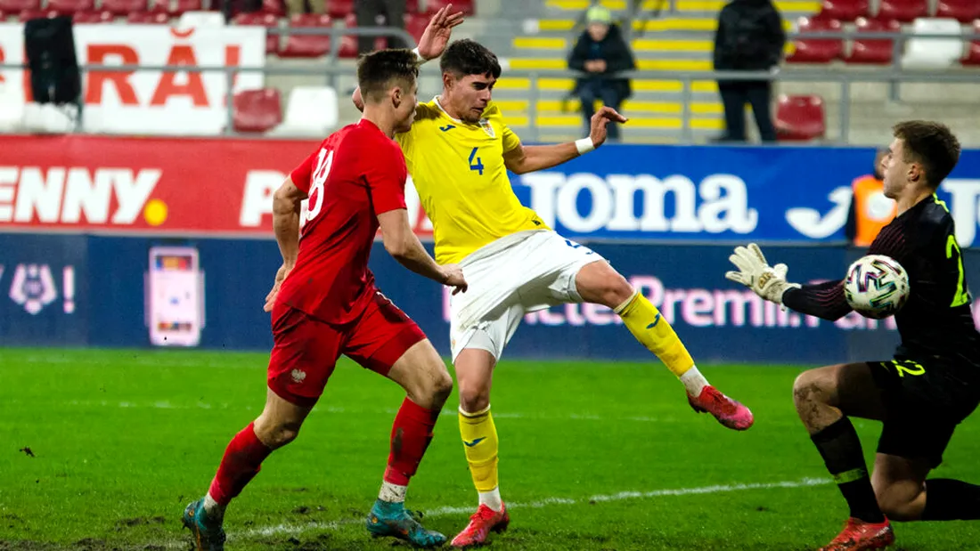 Gabriel Buta a înscris pentru România U20 în amicalul cu Polonia și se întoarce cu un ”imbold” la Unirea Dej. Ce i-a spus Gică Hagi în momentul în care l-a împrumutat în Liga 2