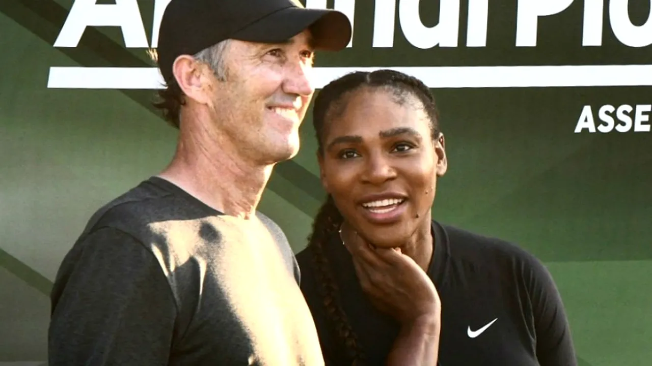 IMAGINEA ZILEI | Serena Williams i-a dat târcoale lui Darren Cahill la Miami. Ce i-a spus antrenorului Simonei Halep?