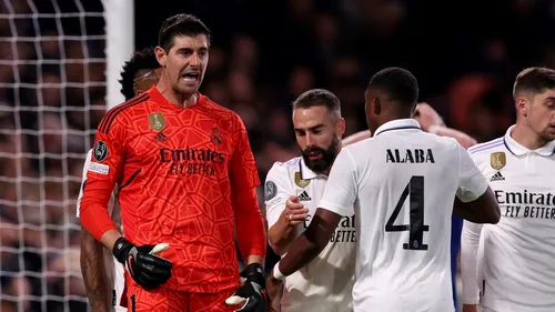 Huiduit pe Stamford Bridge, Thibaut Courtois a răbufnit în returul Chelsea - Real Madrid! Ce gest le-a dedicat londonezilor, după ce le-a refuzat un gol cu o paradă senzațională | VIDEO