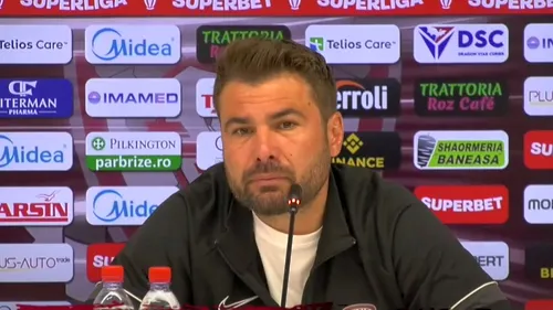 Adrian Mutu speră să îl învingă în sfârșit pe Gheorghe Hagi în Farul - Rapid: „Puțină șansă ne trebuie!”