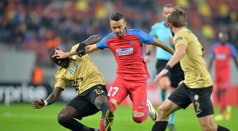 Sclipirea lui Boldrin ține Steaua în viață. Vicecampioana o bate cu 2-1 pe Osmanlispor după un meci salvat de revenirea la un sistem de joc normal, fără improvizații