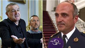 Gigi Becali l-a imitat în direct la TV pe Florin Talpan: „Îl ironizez pentru că am dreptate” | A avut și o discuție cu jucătorii: „Le-am spus asta”